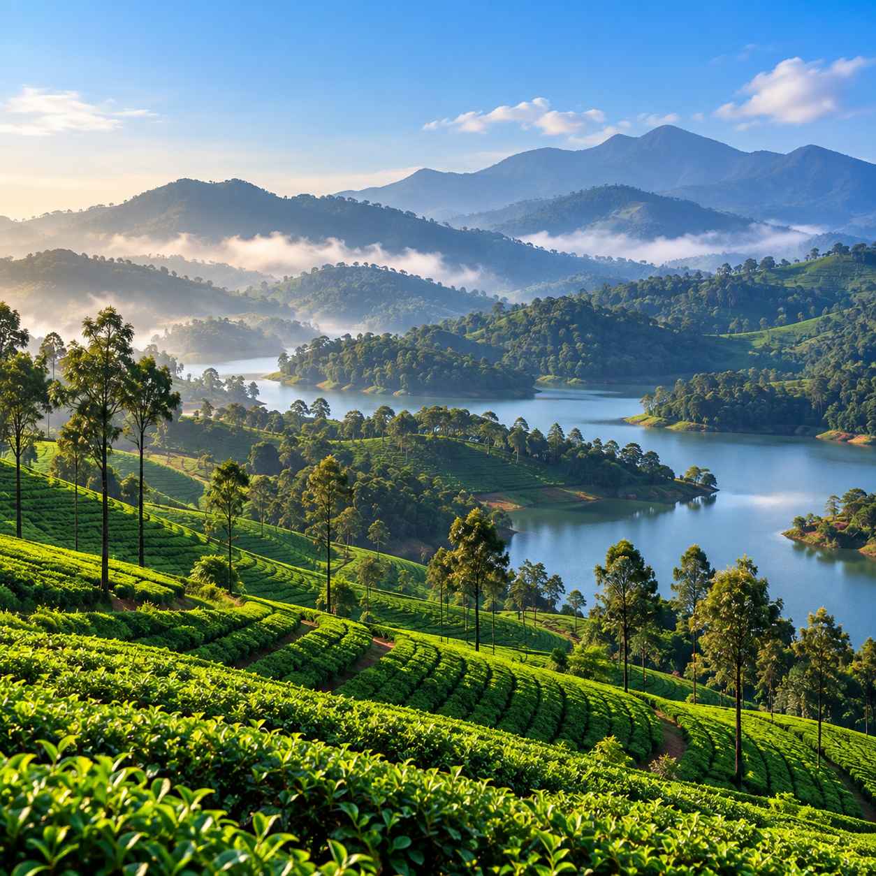 South India hill stations and plantations