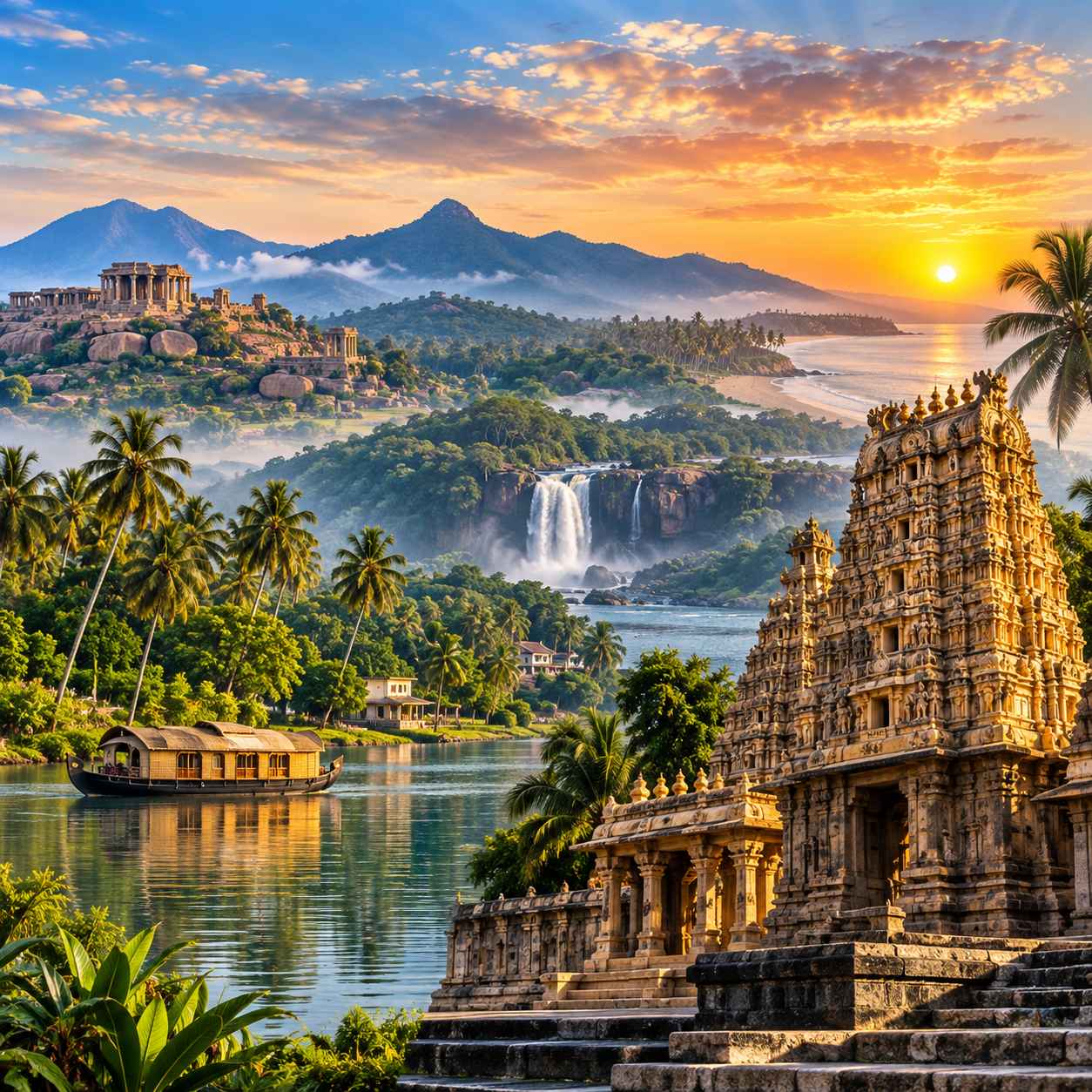 South India heritage architecture and travel